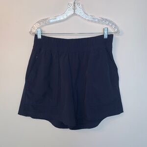 Athleta Navy Blue High Rise Athletic Running Shorts M